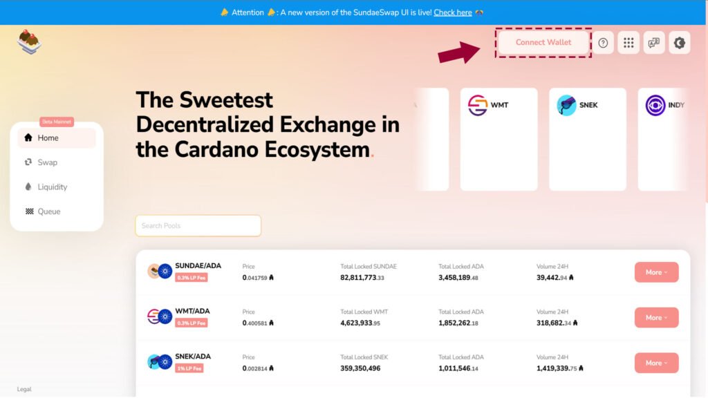 Platform to buy SNEK coin