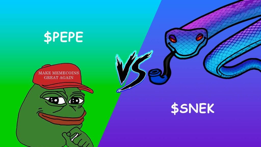 SNEK vs PEPE meme coins